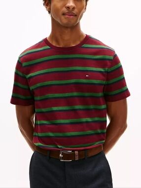 NWT: Mens Tommy Hilfiger Stripe T-Shirt - Size XL